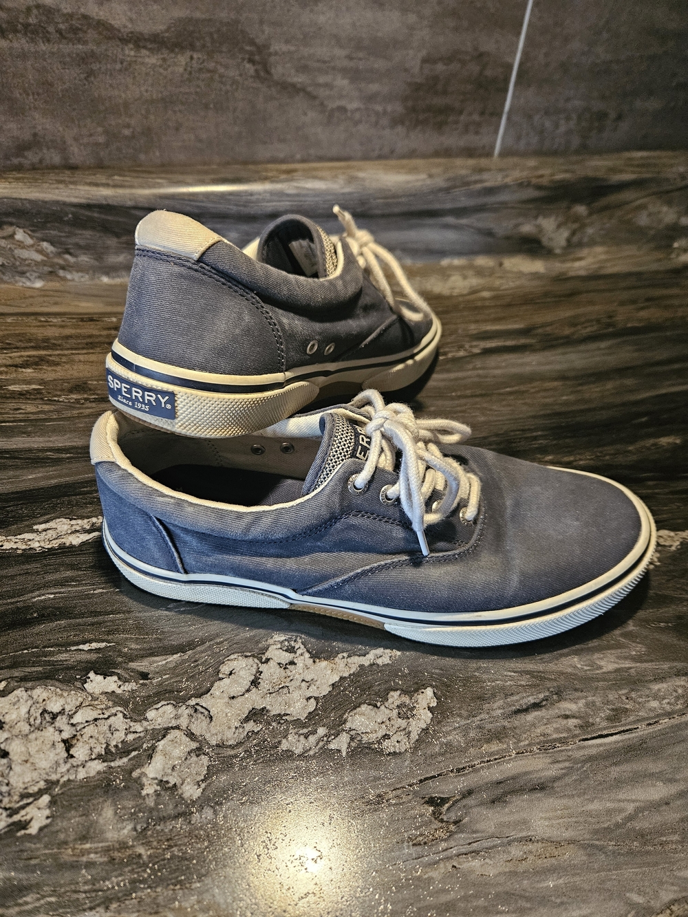 Sperry Halyard CVO Blue Sneakers Men Size 9